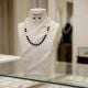 Handcrafted Black White Crystal Glass Bead Mala Set
